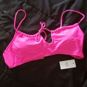 Hot Pink High Waist Bikini